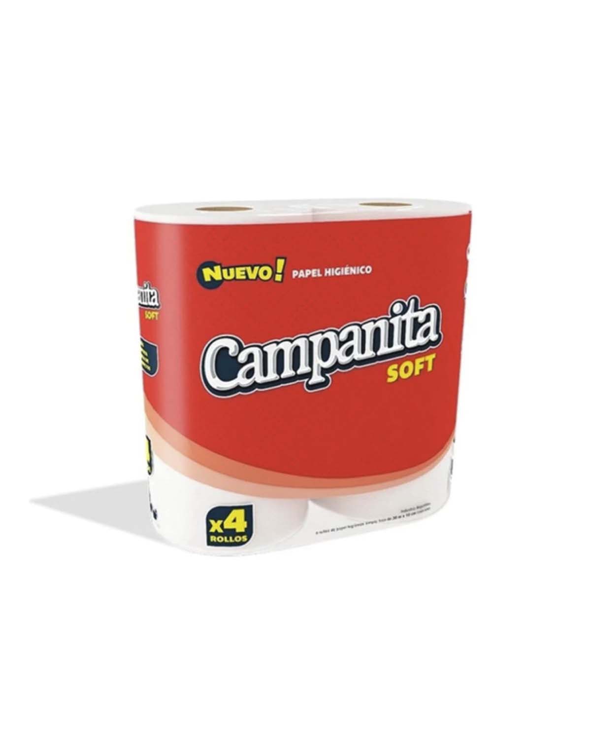 Papel Higienico Campanita Soft x 4 Rollos